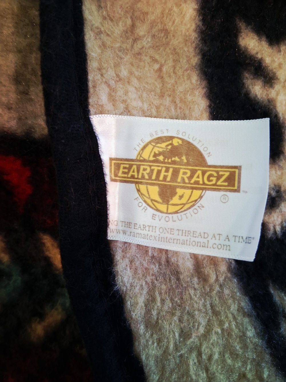 NEW! Reversible Rustic Bear & Tree Pattern Throw Blanket 1082 - Picture 4 of 8